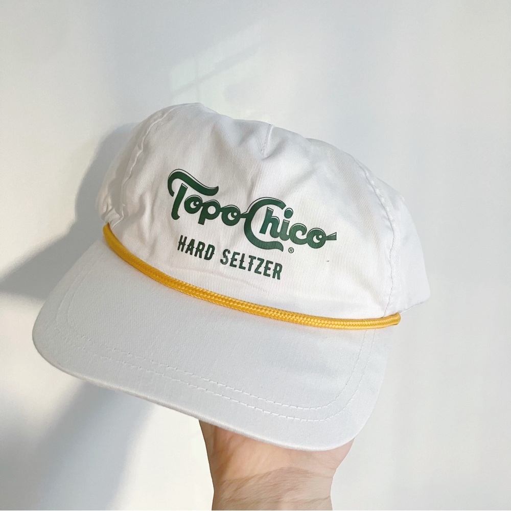 Topo Chico • Hard Seltzer Snap Back Hat in White